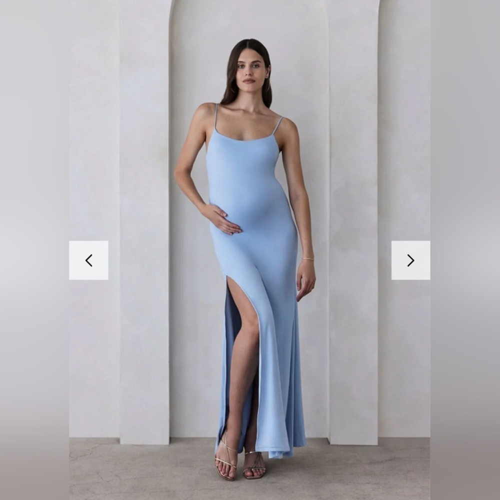 Bumpsuit Light Blue Maxi Dress